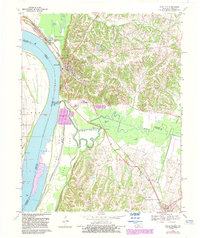 Wickliffe 1970 topographic map preview