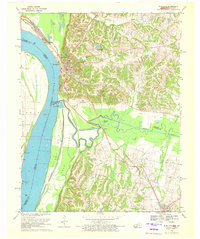 Wickliffe 1970 topographic map thumbnail