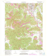 Williamsburg 1969 topographic map thumbnail