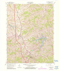 Williamstown 1961 topographic map thumbnail