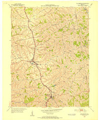 Williamstown 1950 topographic map thumbnail