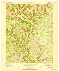 Woodstock 1952 topographic map thumbnail