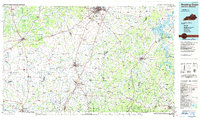 Bowling Green 1985 topographic map thumbnail