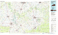 Harrodsburg 1986 topographic map thumbnail