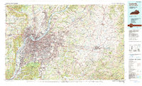 Louisville topographic map thumbnail