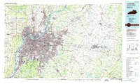 Louisville 1986 topographic map thumbnail