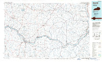 Maysville 1986 topographic map thumbnail