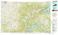 Tompkinsville 1985 topographic map thumbnail