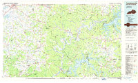 Tompkinsville 1985 topographic map thumbnail