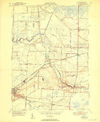Akron 1951 topographic map thumbnail
