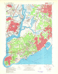 Arthur Kill 1966 topographic map thumbnail