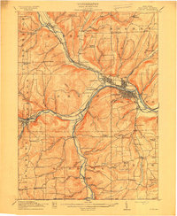Corning 1914 topographic map thumbnail