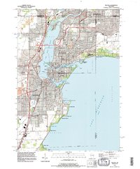 Neenah 1992 topographic map thumbnail