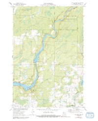 Big Falls Dam 1971 topographic map preview