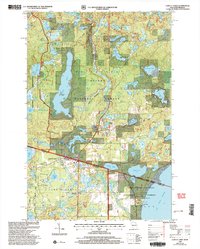 Land O'Lakes topographic map thumbnail