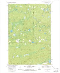 Mc Caslin Mountain 1972 topographic map thumbnail