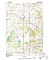 Oneida North 1992 topographic map thumbnail