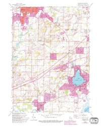 Muskego 1959 topographic map thumbnail