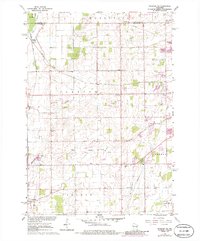 Oshkosh NE 1961 topographic map thumbnail
