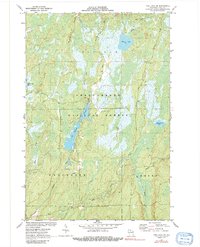 Pike Lake SW 1971 topographic map thumbnail