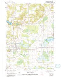 Redgranite 1961 topographic map thumbnail
