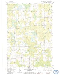 Rib River Lookout Tower 1979 topographic map thumbnail