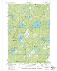 Roberts Lake 1973 topographic map thumbnail