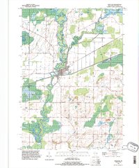 Shiocton 1992 topographic map thumbnail
