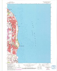 South Milwaukee 1958 topographic map preview