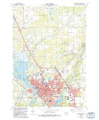 Stevens Point 1970 topographic map thumbnail