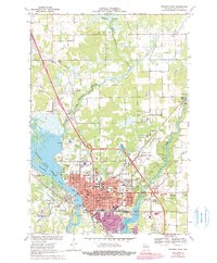 Stevens Point 1970 topographic map thumbnail
