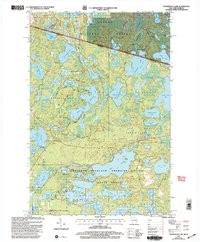 Tenderfoot Lake 1999 topographic map thumbnail