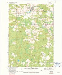Tigerton 1970 topographic map thumbnail