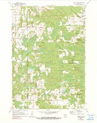 Tigerton NW 1970 topographic map thumbnail