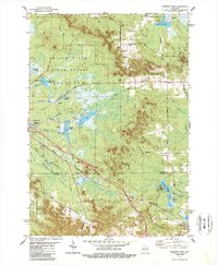Warrens West 1983 topographic map thumbnail