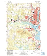 Wausau West 1993 topographic map thumbnail