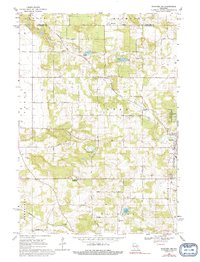 Wautoma 1968 topographic map thumbnail