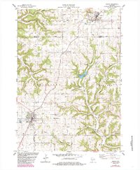 Westby 1983 topographic map thumbnail