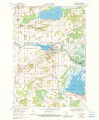 Weyauwega 1969 topographic map thumbnail