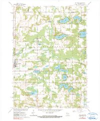 Wild Rose 1961 topographic map thumbnail