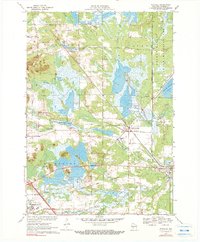 Wyeville 1970 topographic map thumbnail