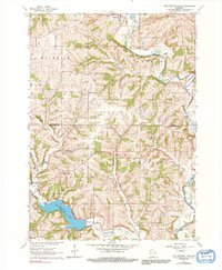 Yellowstone Lake 1962 topographic map thumbnail