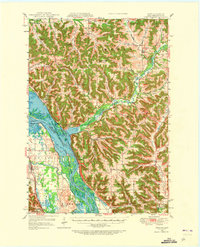 Alma 1950 topographic map thumbnail