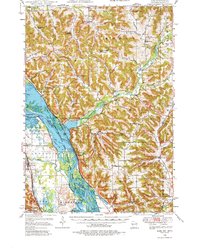 Alma 1950 topographic map thumbnail