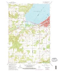 Ashland West 1964 topographic map thumbnail