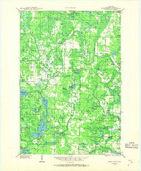 Athelstane 1940 topographic map thumbnail