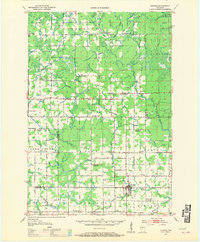 Athens 1951 topographic map thumbnail