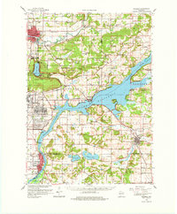 Baraboo 1959 topographic map thumbnail