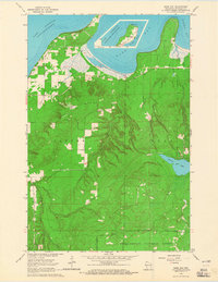 Bark Bay 1964 topographic map thumbnail