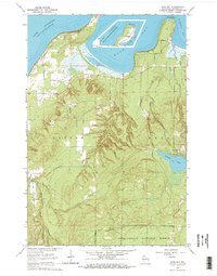 Bark Bay 1964 topographic map thumbnail